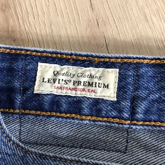 Levi’s Premium 501 Women’s Blue Jeans Original fit Straight leg High rise Size29 - Picture 4 of 15